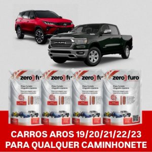KIT 4 Selante para Pneu Zero Furo Sachê 1 Litro